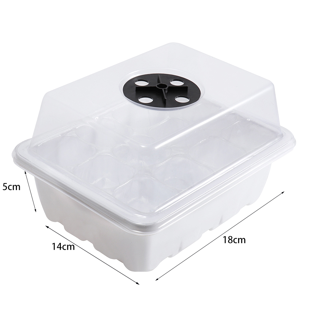 Propagation Tray Dome - Bandeja de Sementes com 12 Furos