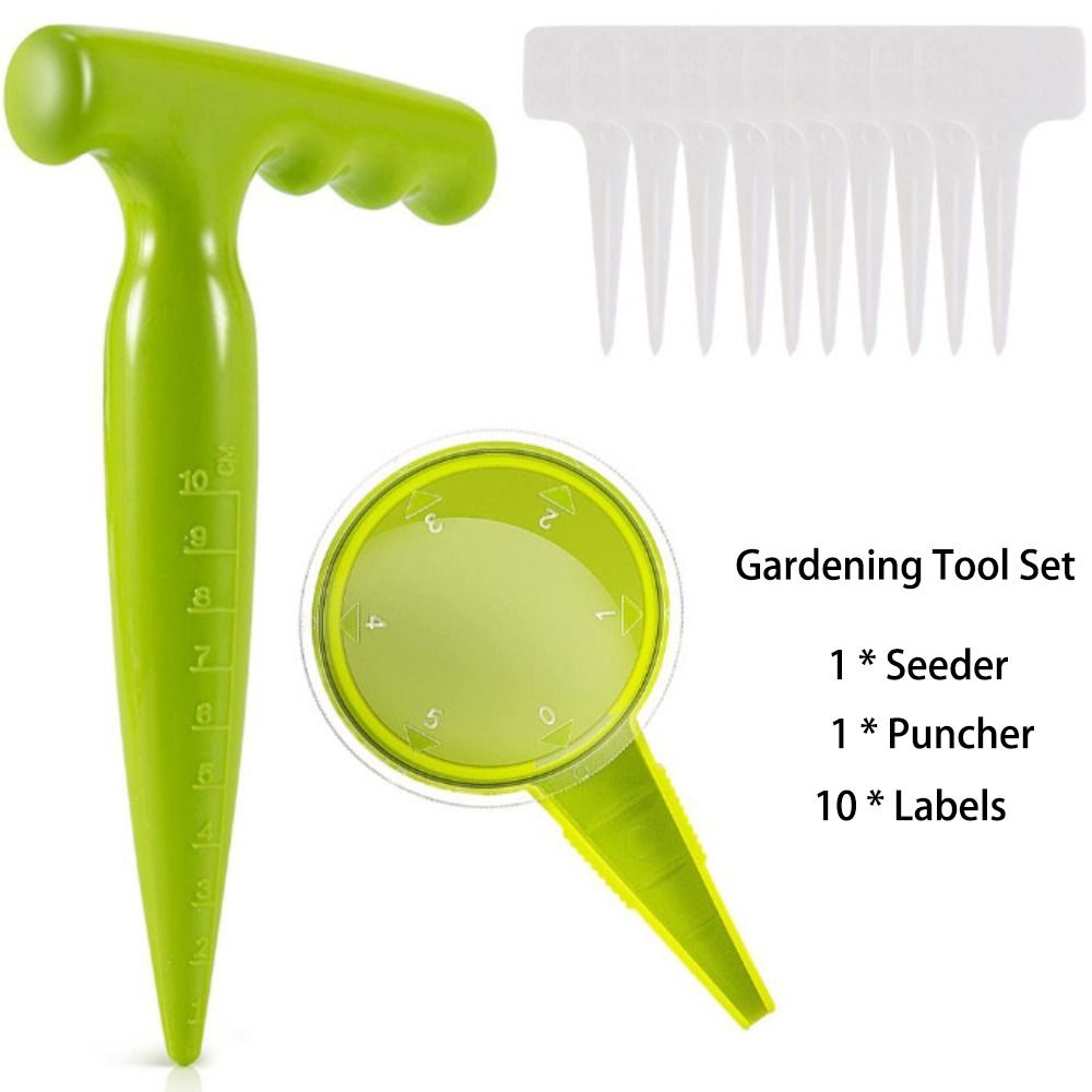 Gardening Tools Labeled - Novas ferramentas de jardinagem de plástico