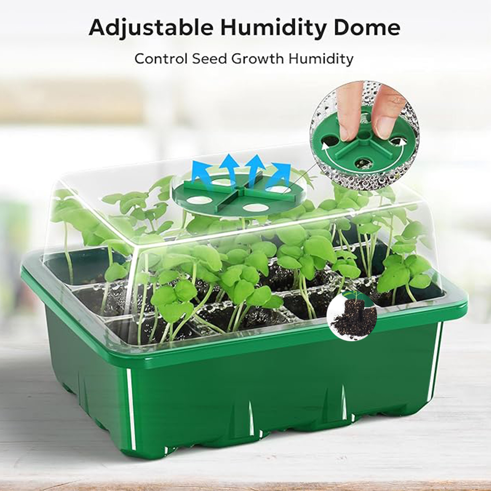 Propagation Tray Dome - 10 bandejas de mudas kit inicial