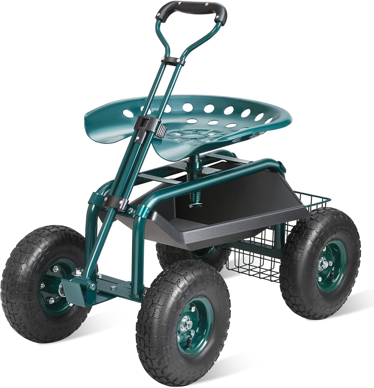 Gardening Tools Uses - Carrinho de Jardim com Assento e