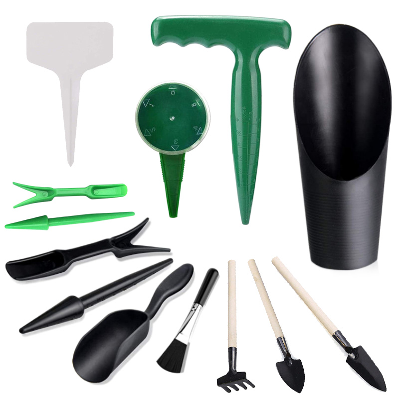 Gardening Tools Labeled - Mini conjunto de ferramentas de jardinagem