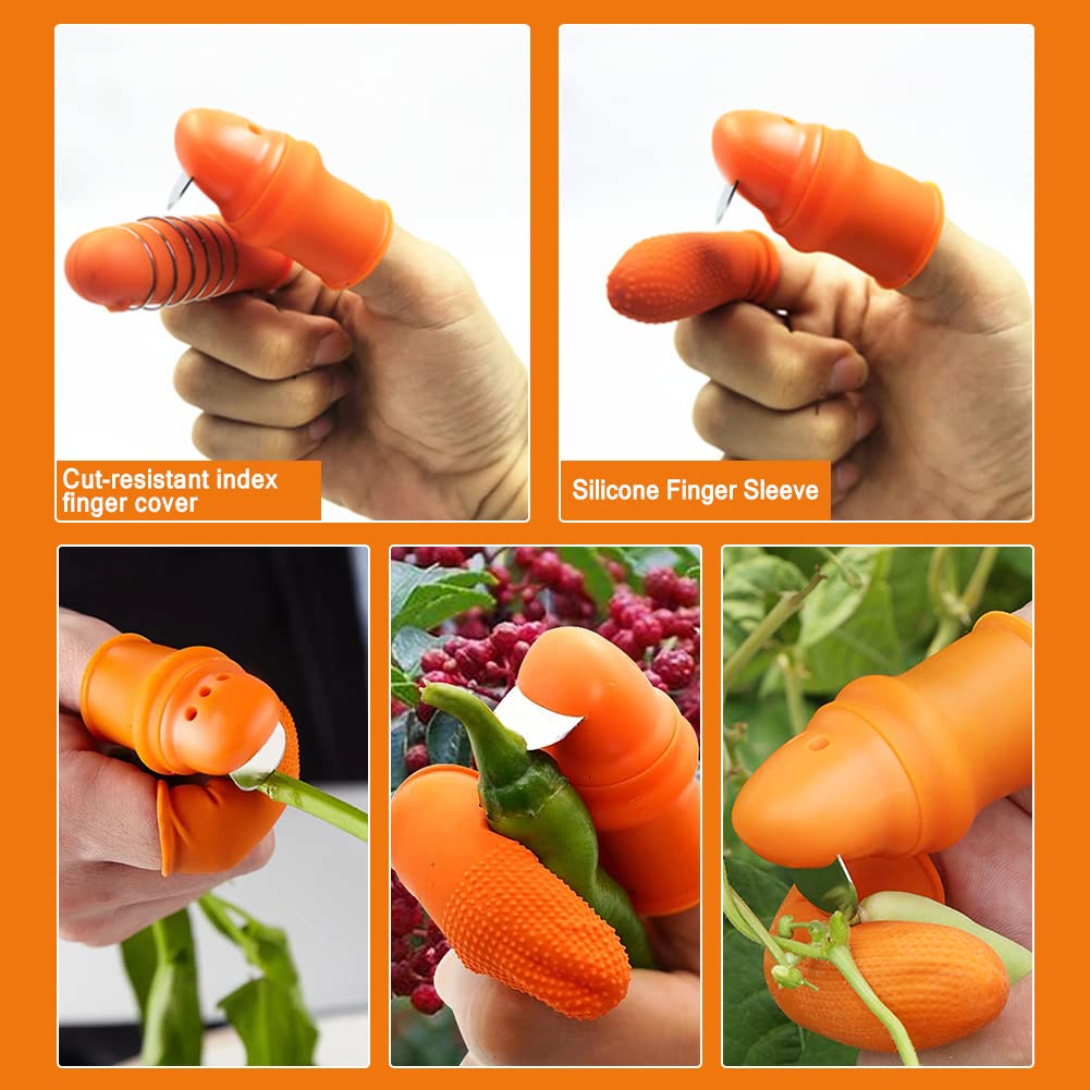Protetor de Dedo de Silicone p - Gardening Tools Knife avaliação e preço