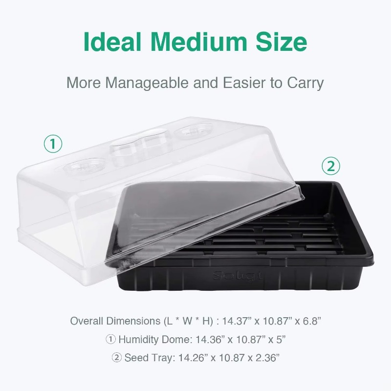 Cúpula de plástico de 5 polega - Propagation Tray Dome avaliação e preço