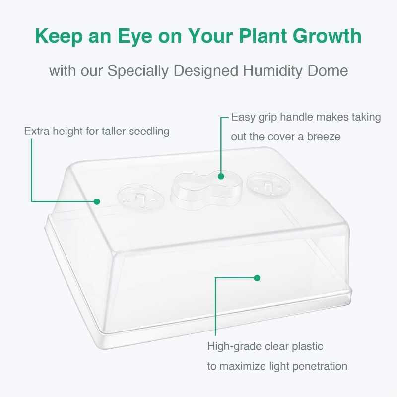 Cúpula de plástico de 5 polega - Propagation Tray Dome avaliação e preço