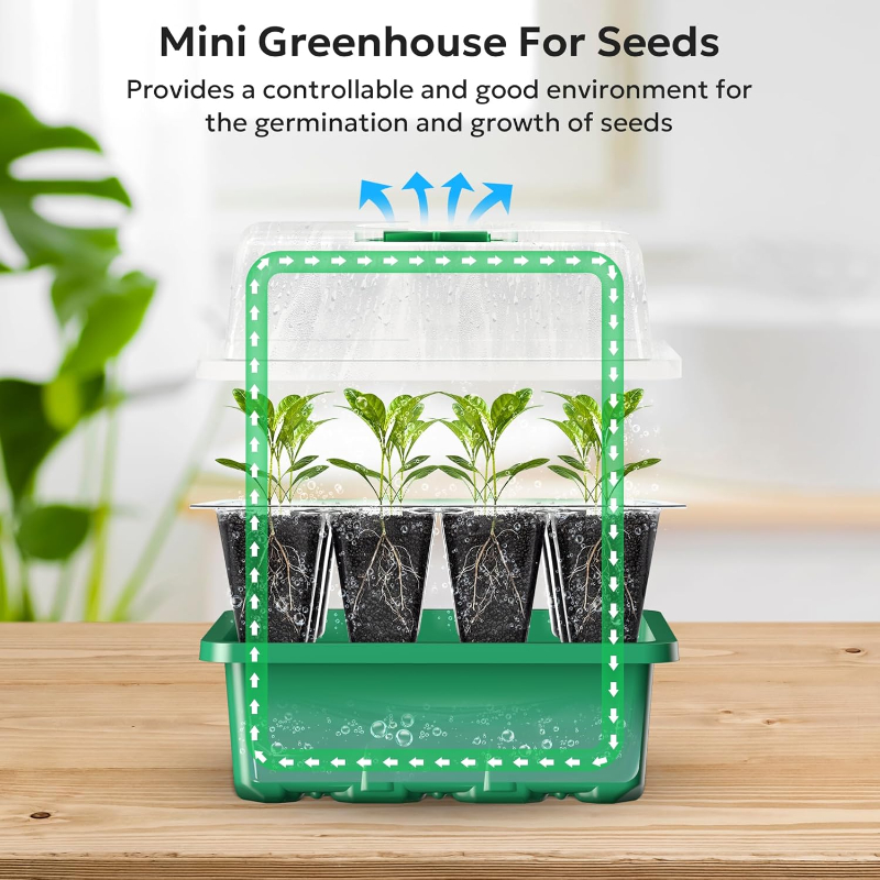 10 pçs bandejas de mudas kit i - Propagation Tray Dome avaliação e preço