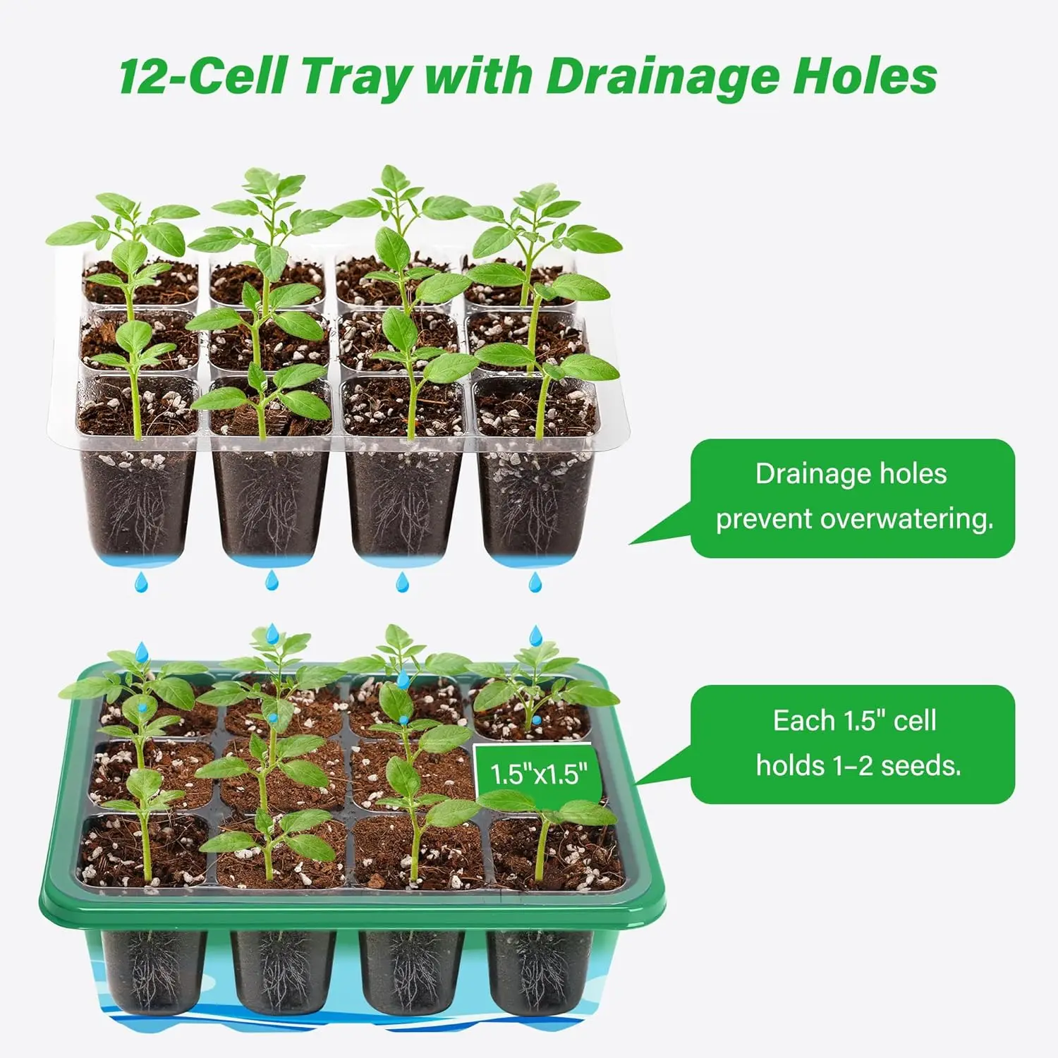 Kit de Iniciação de Sementes c - Propagation Tray Dome avaliação e preço