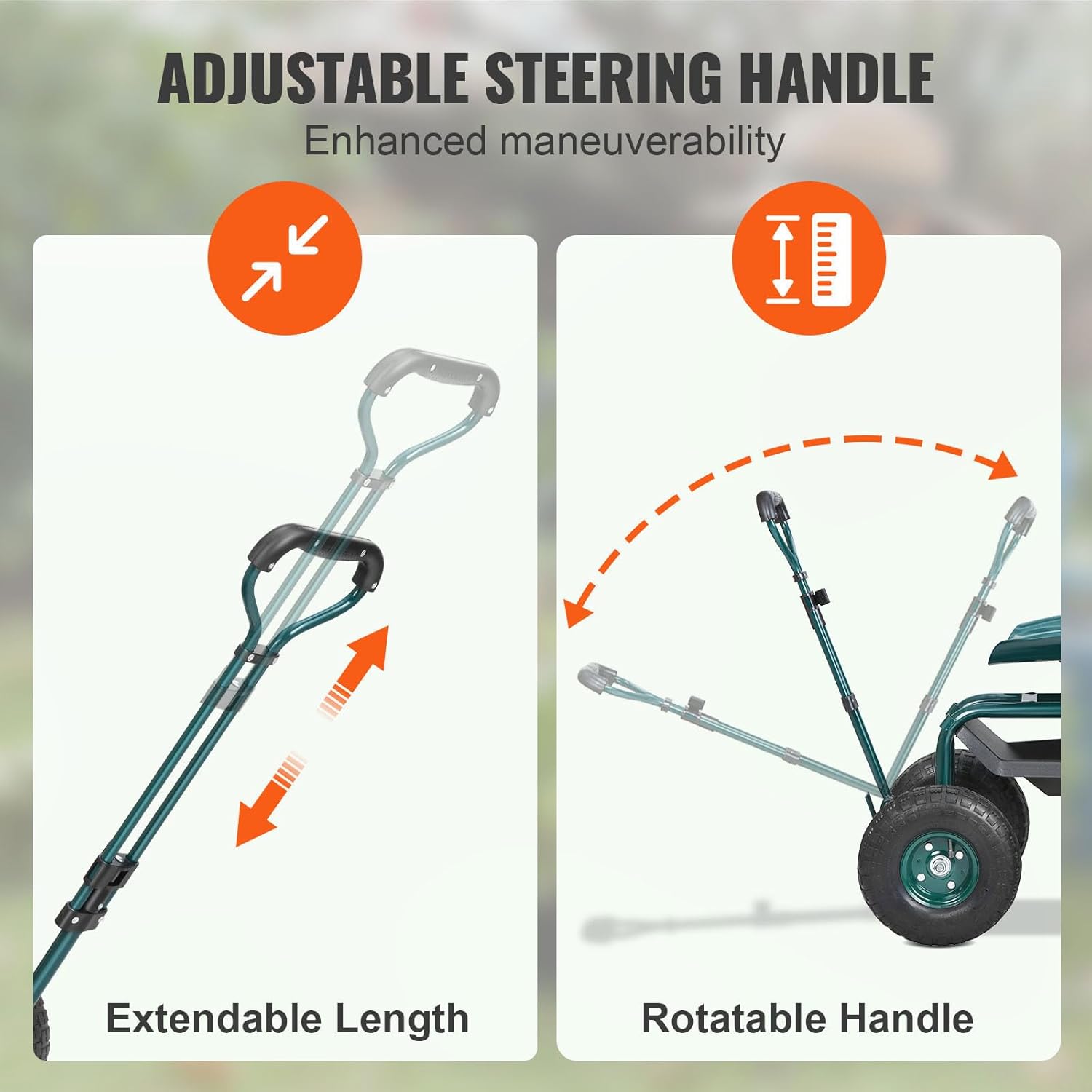 Carrinho de Jardim com Assento - Gardening Tools Uses avaliação e preço